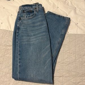 90’s straight ultra high rise Abercrombie jeans